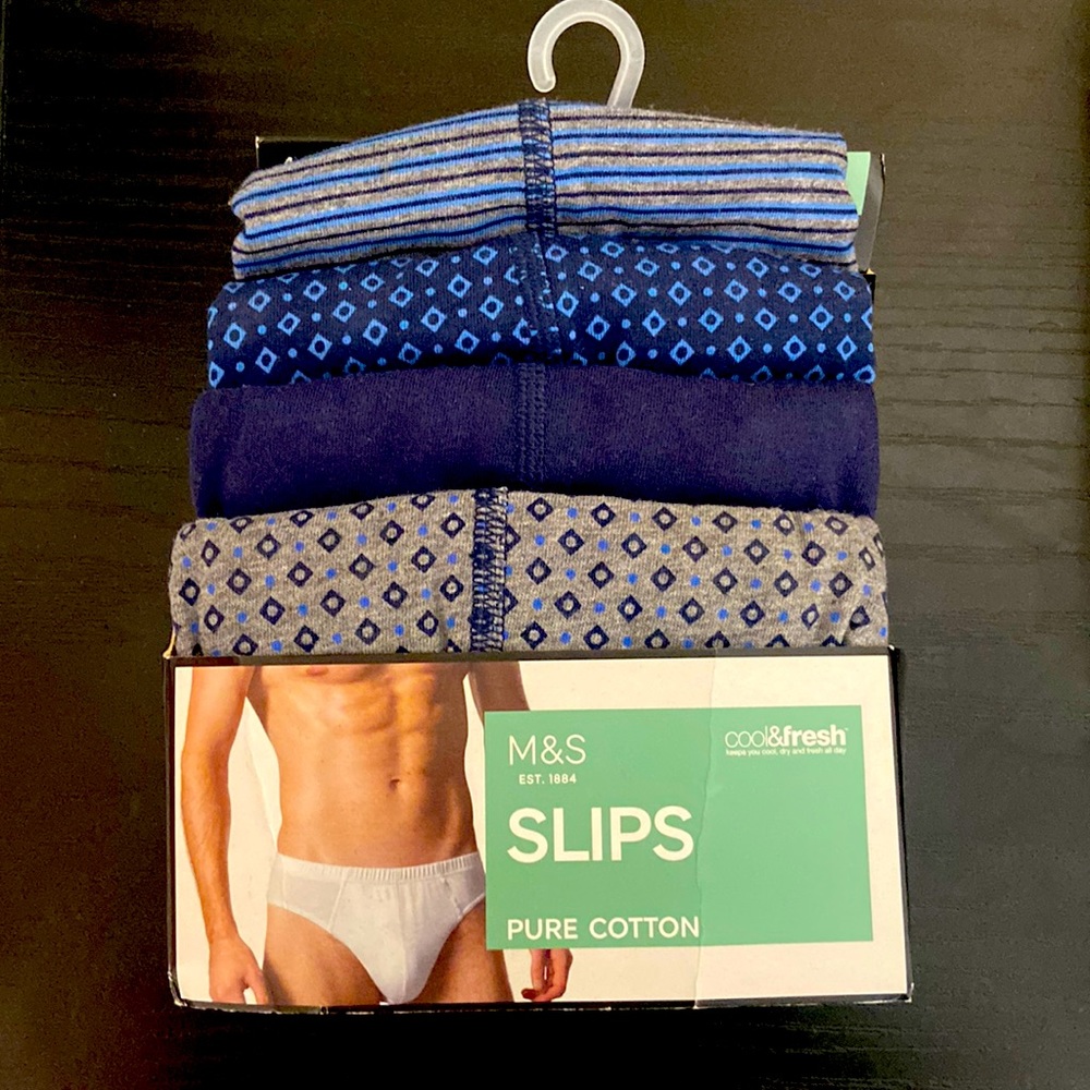 M&S (est. 1884) Slips pure cotton cool and fresh underwear